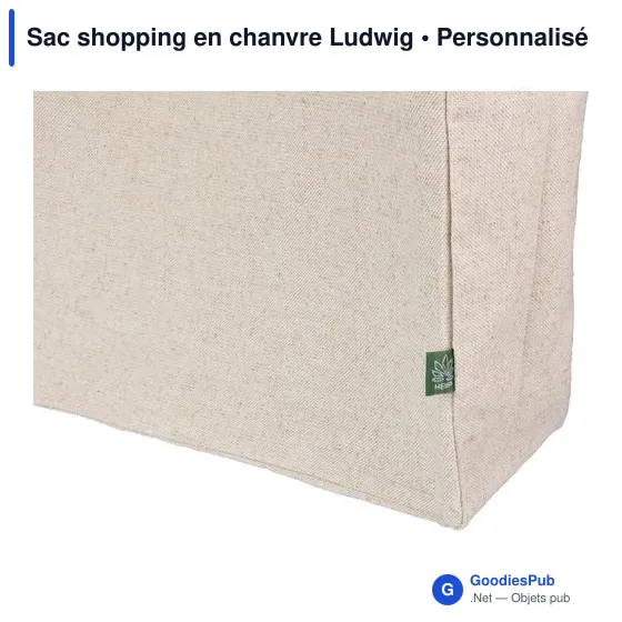 Sac shopping en chanvre Ludwig - Image 4