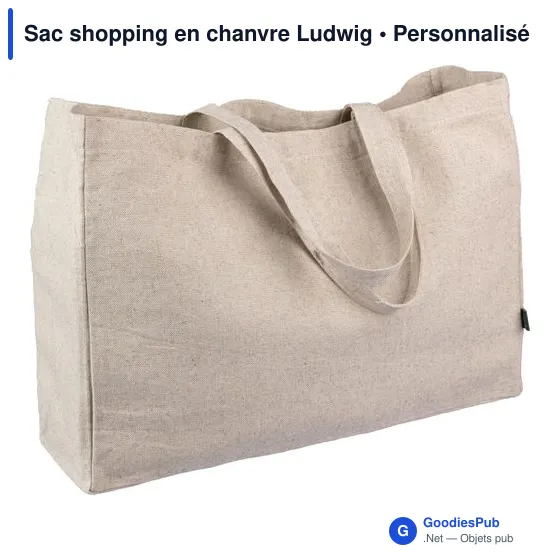 Sac shopping en chanvre Ludwig - Image 5