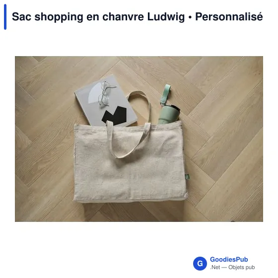Sac shopping en chanvre Ludwig - Image 6