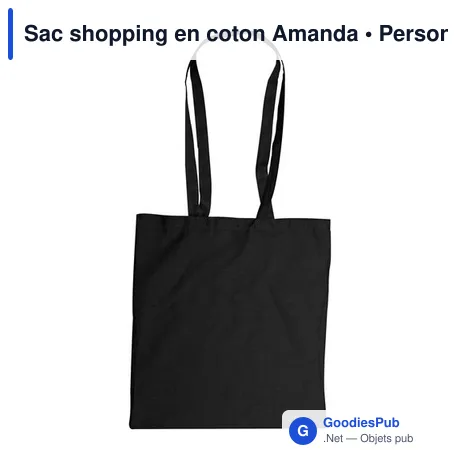 Sac shopping en coton Amanda