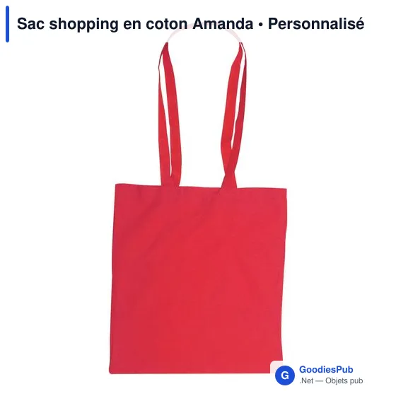 Sac shopping en coton  Amanda - Image 2