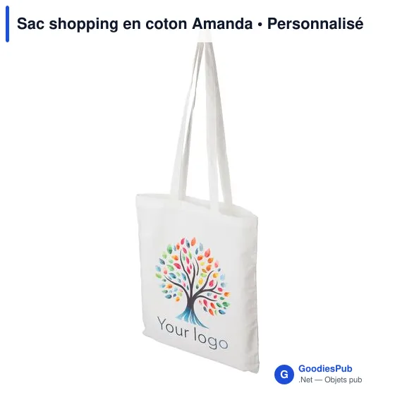 Sac shopping en coton  Amanda - Image 9