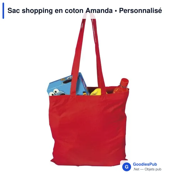 Sac shopping en coton  Amanda - Image 10