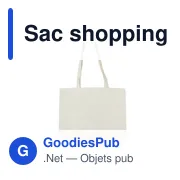 Sac shopping en coton personnalisable avec logo | Ameer - Miniature 3