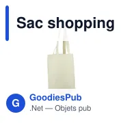 Sac shopping personnalisable en coton B'RIGHT avec logo - Miniature 6