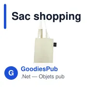 Sac shopping personnalisable en coton B'RIGHT avec logo - Miniature 7