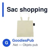 Sac shopping personnalisable en coton B'RIGHT avec logo - Miniature 8