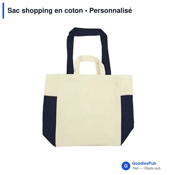 Sac shopping personnalisable en coton avec logo - Rouge - Image 11