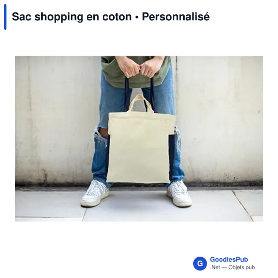 Sac shopping personnalisable en coton avec logo - Rouge - Image 8