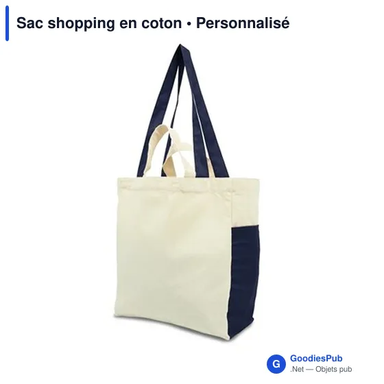 Sac shopping personnalisable en coton avec logo - Rouge - Image 9