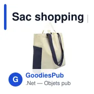 Sac shopping personnalisable en coton avec logo - Rouge - Miniature 10
