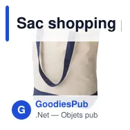 Sac shopping personnalisable en coton canvas avec logo - Cole - Miniature 9