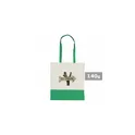Variante vert - Sac shopping en coton personnalisable avec logo - Ellen