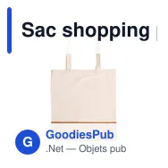 Sac shopping personnalisable en coton et liège Dalia avec logo - Miniature 4