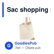 Sac shopping personnalisable en coton et liège Dalia avec logo - Miniature 6