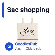Sac shopping personnalisable en coton et liège Dalia avec logo - Miniature 7