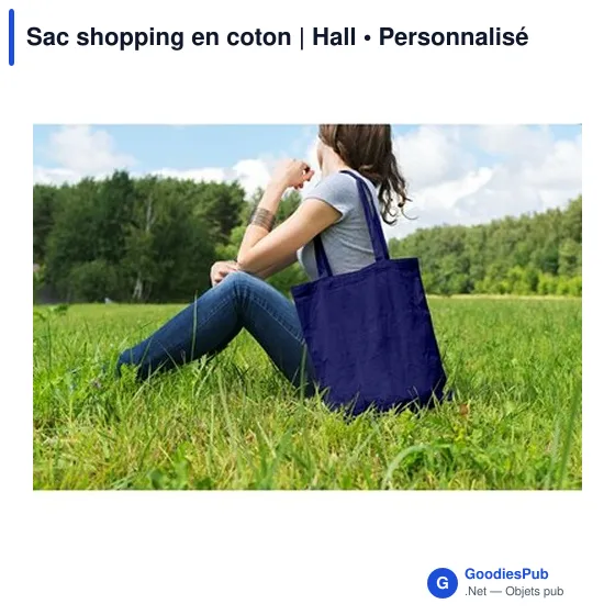 Sac shopping en coton | Hall - Image 2