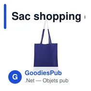 Sac shopping en coton | Hall - Miniature 3
