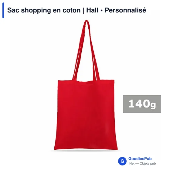 Sac shopping en coton | Hall - Image 8