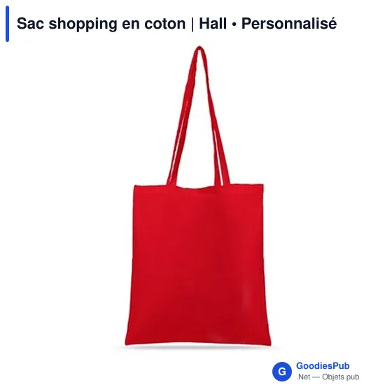 Sac shopping en coton | Hall - Image 10