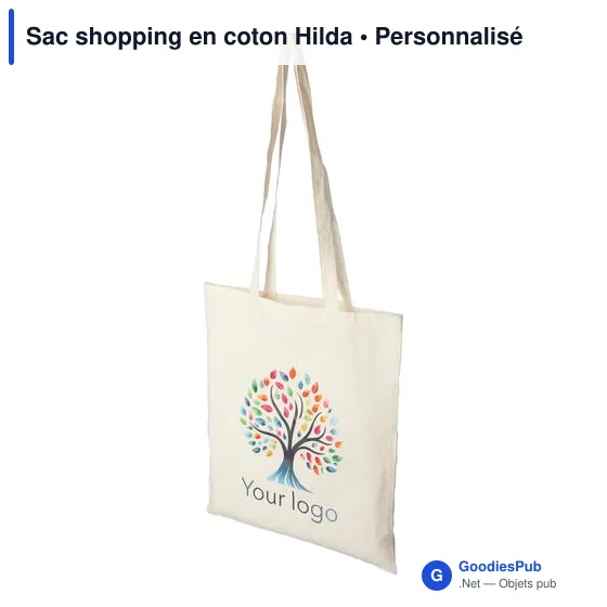 Sac shopping en coton Hilda - Image 2