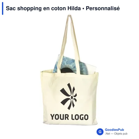 Sac shopping en coton Hilda - Image 3