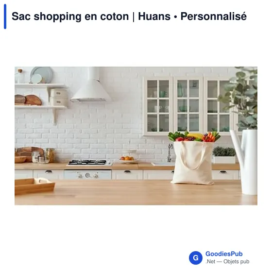 Sac shopping en coton | Huans - Image 2