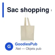 Sac shopping en coton | Huans - Miniature 4