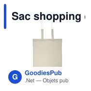Sac shopping en coton | Huans - Miniature 6