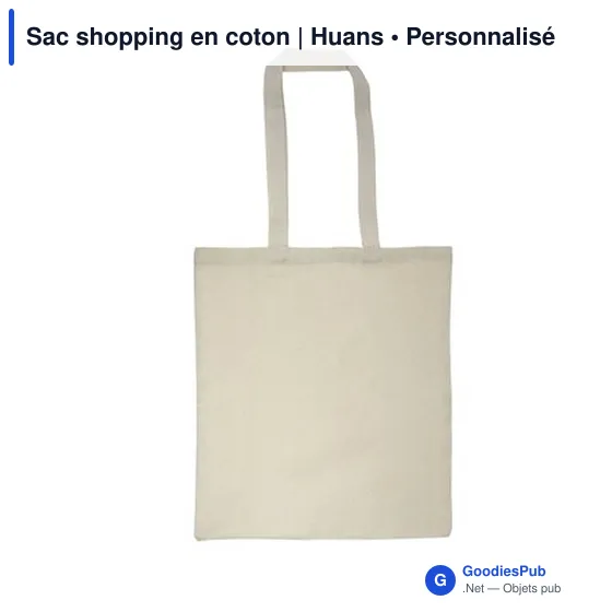 Sac shopping en coton | Huans - Image 6