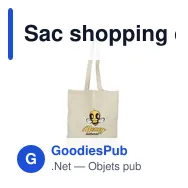 Sac shopping en coton | Huans - Miniature 7
