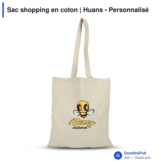 Sac shopping en coton | Huans - Image 7