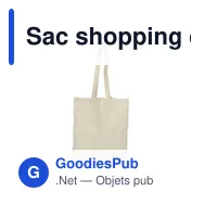 Sac shopping en coton | Huans - Miniature 8