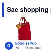 Sac shopping personnalisable en coton avec logo - Lettie - Miniature 11