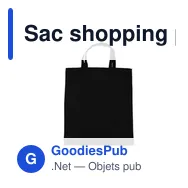 Sac shopping personnalisable en coton avec logo - Lettie - Miniature 4