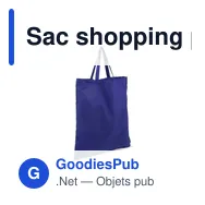 Sac shopping personnalisable en coton avec logo - Lettie - Miniature 7