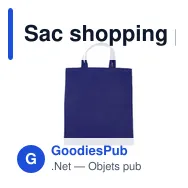 Sac shopping personnalisable en coton avec logo - Lettie - Miniature 8