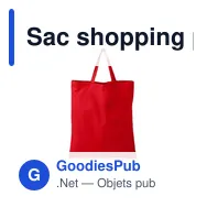 Sac shopping personnalisable en coton avec logo - Lettie - Miniature 10
