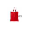 Variante rouge - Sac shopping personnalisable en coton avec logo - Lettie