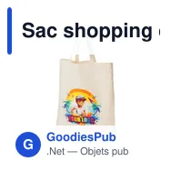 Sac shopping en coton personnalisable avec logo - Maila - Miniature 3