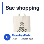 Sac shopping en coton personnalisable avec logo - Maila - Miniature 5