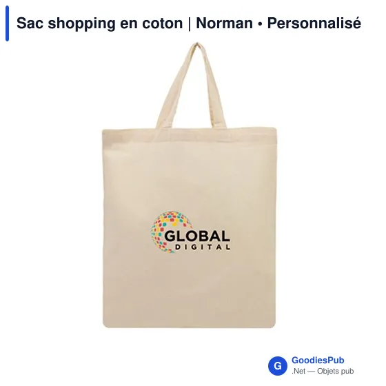 Sac shopping en coton | Norman - Image 2