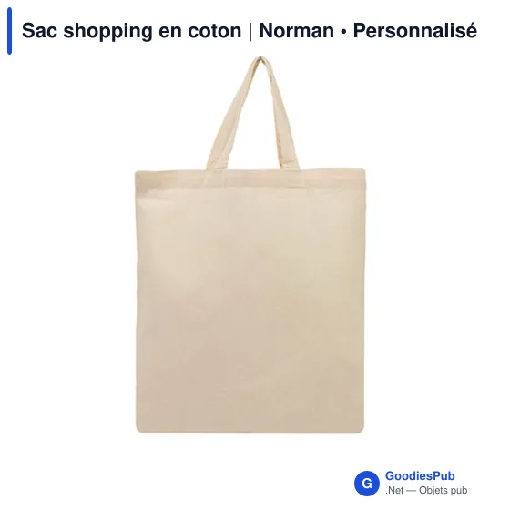 Sac shopping en coton | Norman - Image 3
