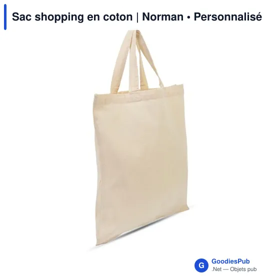 Sac shopping en coton | Norman - Image 4