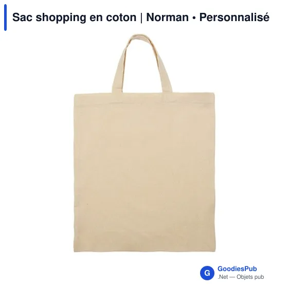 Sac shopping en coton | Norman - Image 7