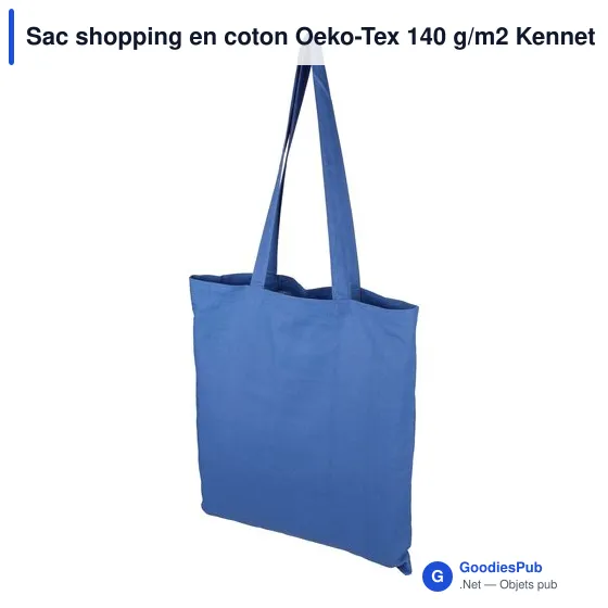 Sac shopping personnalisable en coton Oeko-Tex avec logo entreprise - Image 2