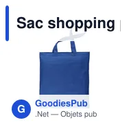 Sac shopping personnalisable en coton Oeko-Tex avec logo entreprise - Miniature 11
