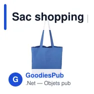 Sac shopping personnalisable en coton Oeko-Tex avec logo entreprise - Miniature 12