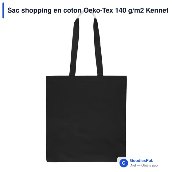 Sac shopping personnalisable en coton Oeko-Tex avec logo entreprise - Image 5