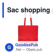 Sac shopping personnalisable en coton Oeko-Tex avec logo entreprise - Miniature 9